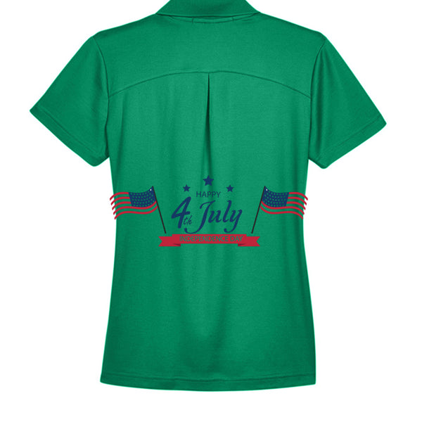 Independence Day Womens Plaited Polo DG20W