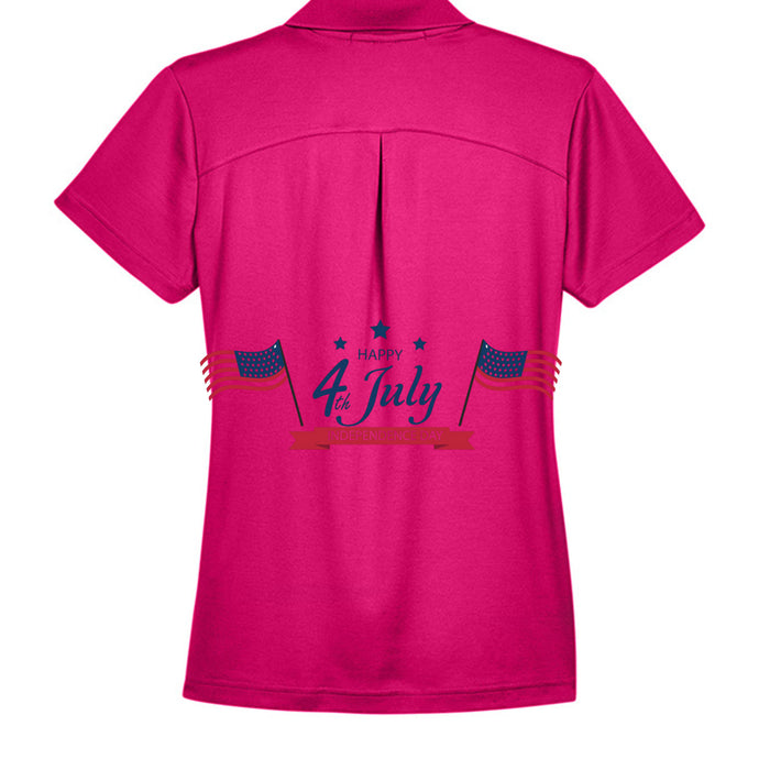 Independence Day Womens Plaited Polo DG20W