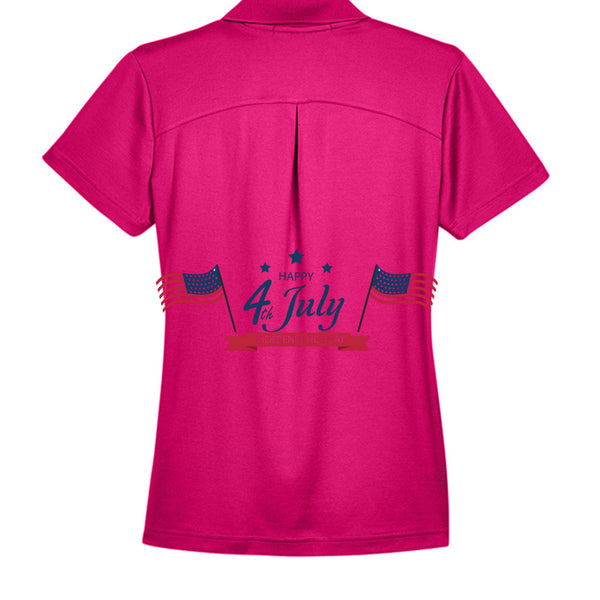 Independence Day Womens Plaited Polo DG20W