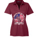 Independence Day Womens Plaited Polo DG20W