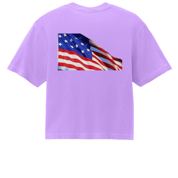 Independence Day Women's Heavyweight Boxy T-Shirt 3023CL