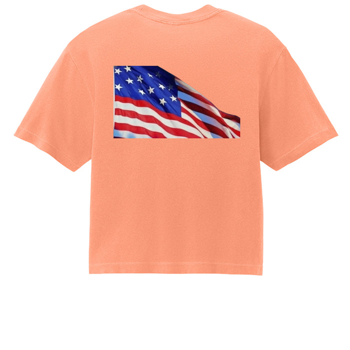 Independence Day Women's Heavyweight Boxy T-Shirt 3023CL
