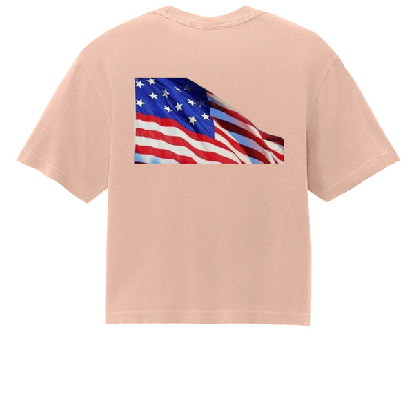 Independence Day Women's Heavyweight Boxy T-Shirt 3023CL