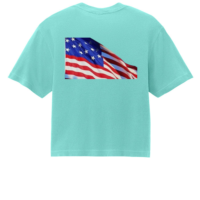 Independence Day Women's Heavyweight Boxy T-Shirt 3023CL
