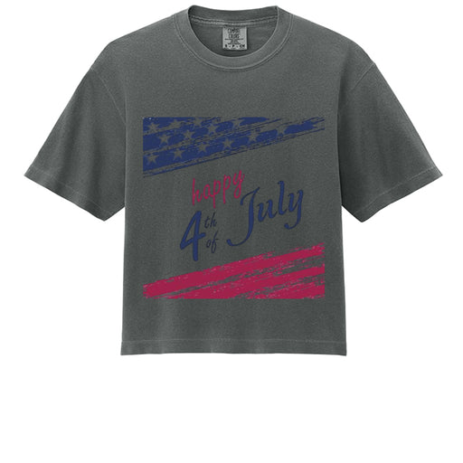 Independence Day Women's Heavyweight Boxy T-Shirt 3023CL