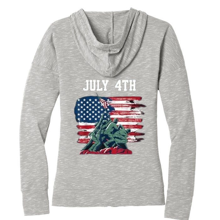Independence Day Women's Medal Full-Zip Hoodie DT665