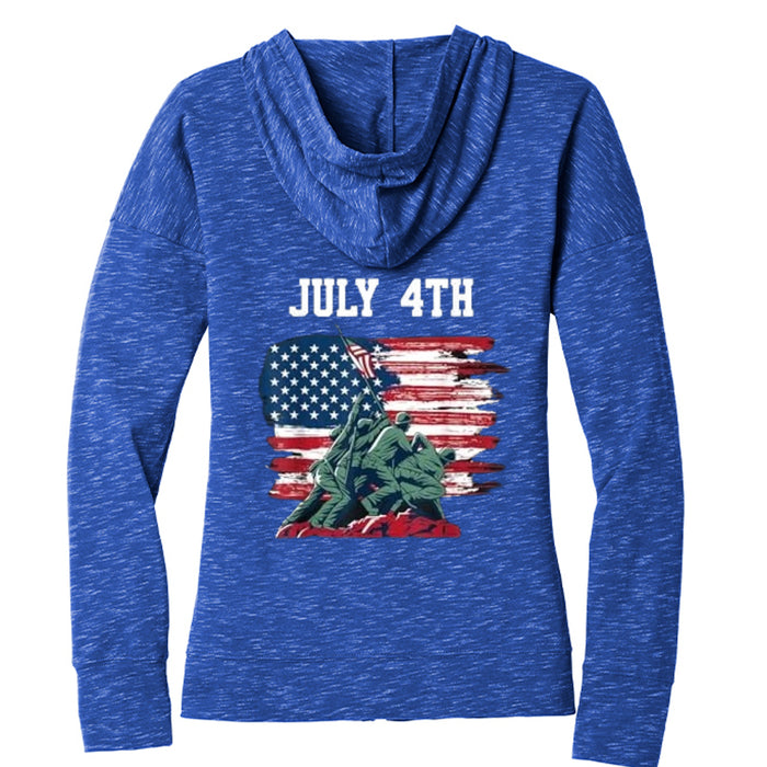 Independence Day Women's Medal Full-Zip Hoodie DT665