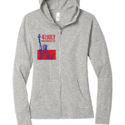 Independence Day Women's Medal Full-Zip Hoodie DT665