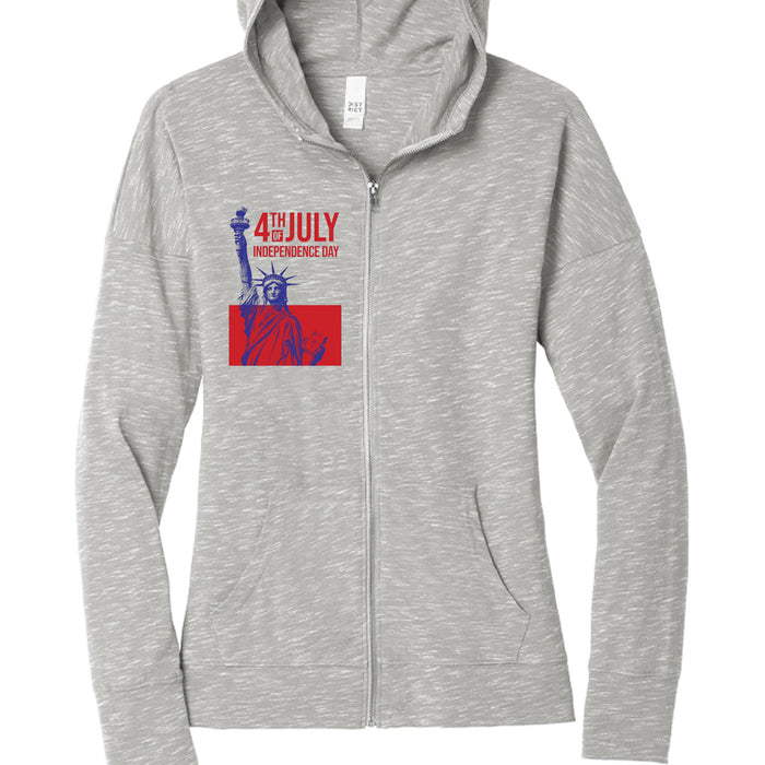 Independence Day Women's Medal Full-Zip Hoodie DT665
