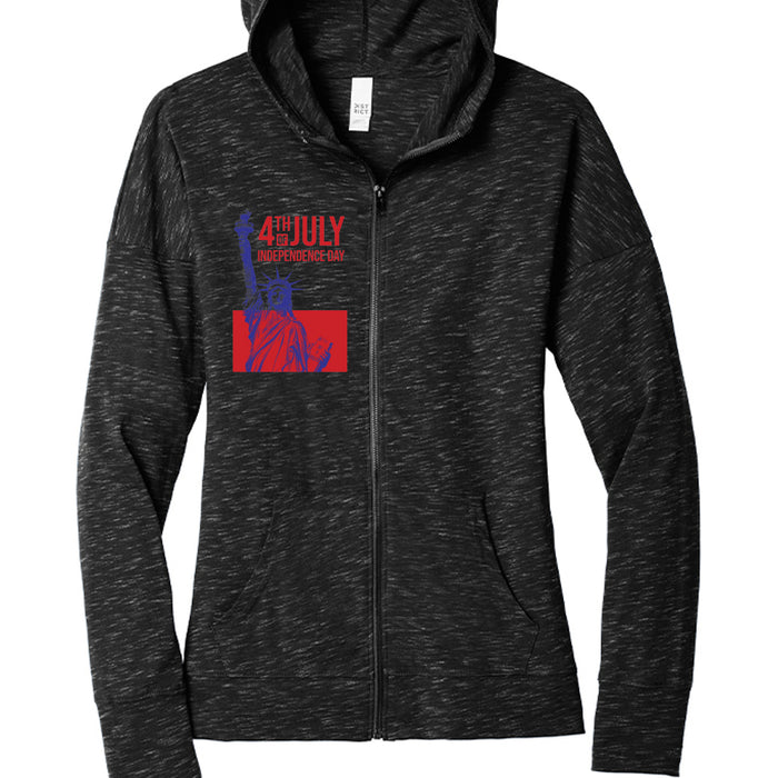Independence Day Women's Medal Full-Zip Hoodie DT665
