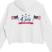 Independence Day Ladies' Crop Hooded Sweatshirt LS12000