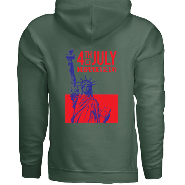 Independence Day USA Hooded Sweatshirt IND4000