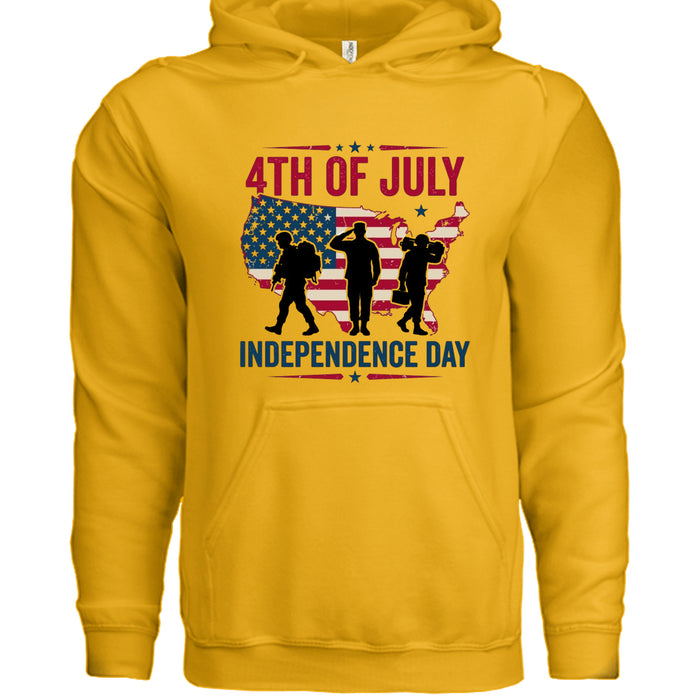 Independence Day USA Hooded Sweatshirt IND4000