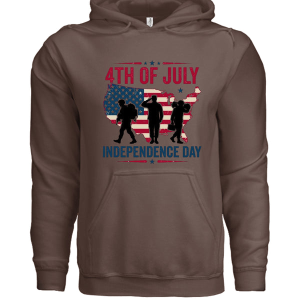 Independence Day USA Hooded Sweatshirt IND4000