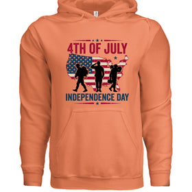 Independence Day USA Hooded Sweatshirt IND4000