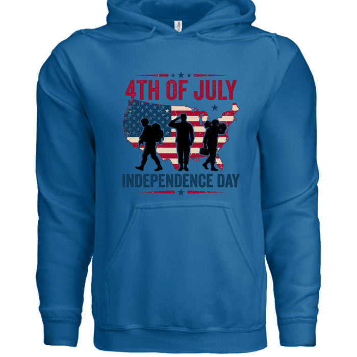 Independence Day USA Hooded Sweatshirt IND4000