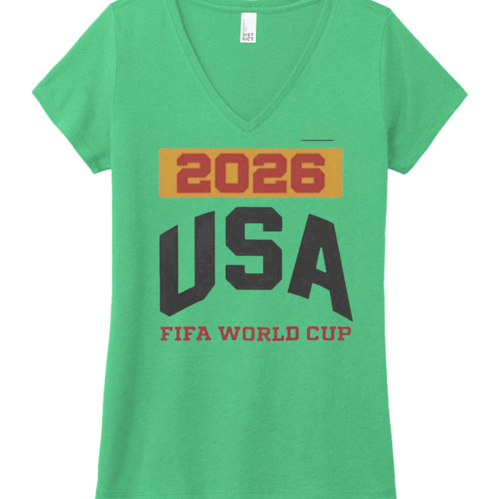 2026 Fifa Worldcup Women's Perfect Tri V-Neck Tee DM1350L