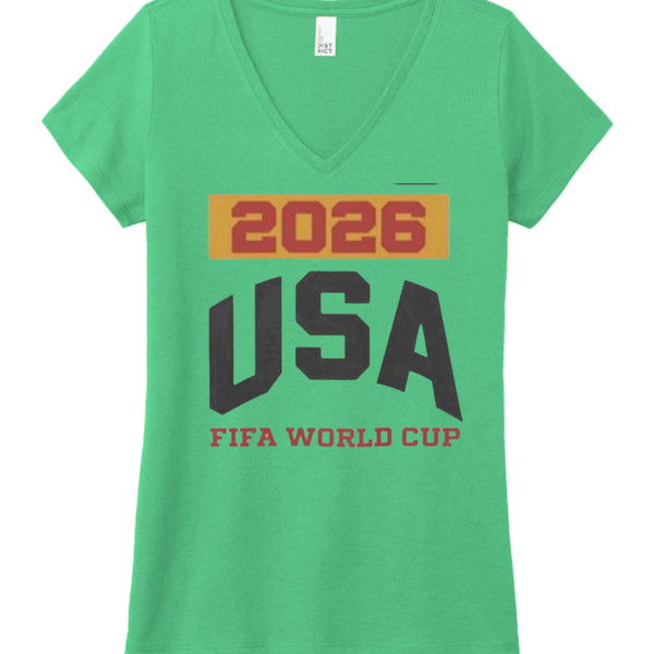 2026 Fifa Worldcup Women's Perfect Tri V-Neck Tee DM1350L