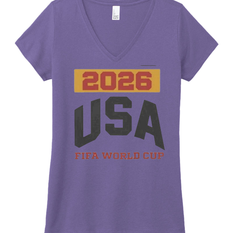 2026 Fifa Worldcup Women's Perfect Tri V-Neck Tee DM1350L
