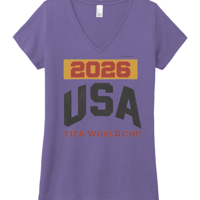 2026 Fifa Worldcup Women's Perfect Tri V-Neck Tee DM1350L