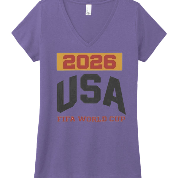 2026 Fifa Worldcup Women's Perfect Tri V-Neck Tee DM1350L