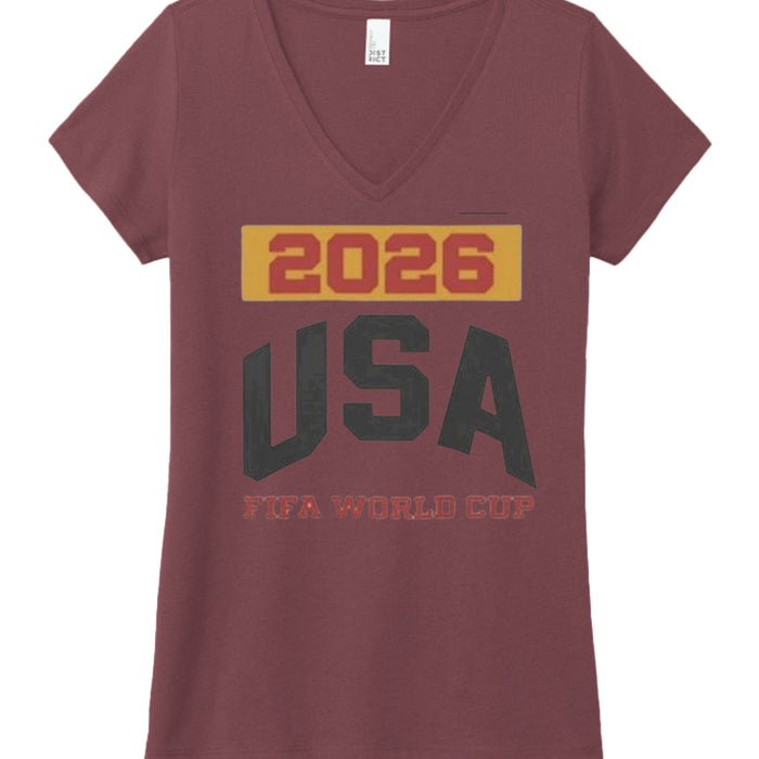 2026 Fifa Worldcup Women's Perfect Tri V-Neck Tee DM1350L