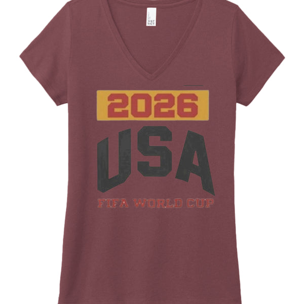 2026 Fifa Worldcup Women's Perfect Tri V-Neck Tee DM1350L