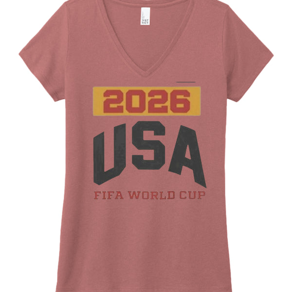 2026 Fifa Worldcup Women's Perfect Tri V-Neck Tee DM1350L