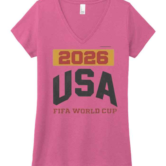 2026 Fifa Worldcup Women's Perfect Tri V-Neck Tee DM1350L