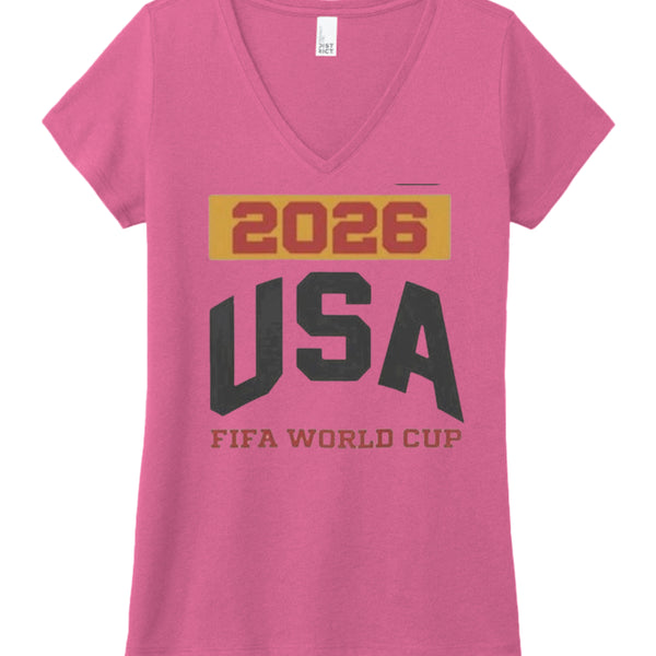 2026 Fifa Worldcup Women's Perfect Tri V-Neck Tee DM1350L