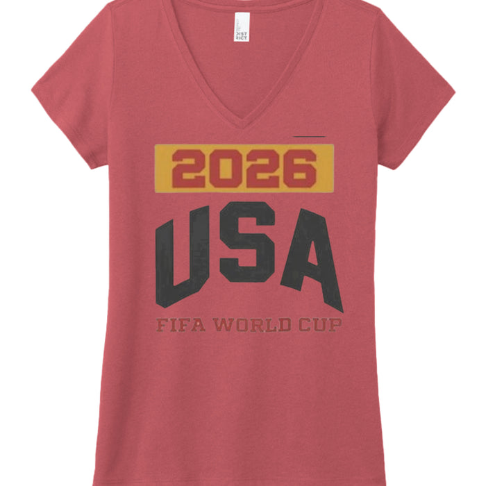 2026 Fifa Worldcup Women's Perfect Tri V-Neck Tee DM1350L