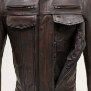 Raider Men's Motorcycle Leather Jacket
