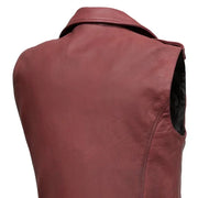 Roller - Men's Motorcycle Leather Vest