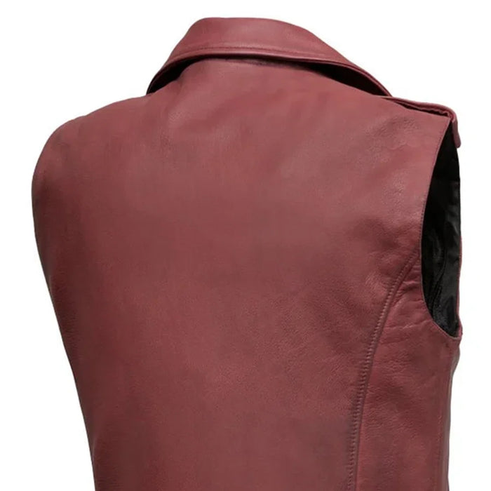 Roller - Men's Motorcycle Leather Vest