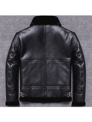 Men’s Sheepskin Winter Fur Coat Jacket