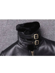 Men’s Sheepskin Winter Fur Coat Jacket
