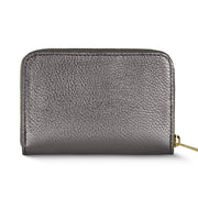 Metallic Full-Grain Leather Wallet | Ancona