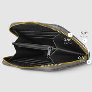 Metallic Full-Grain Leather Wallet | Ancona