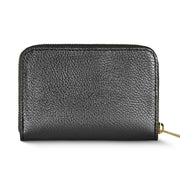 Metallic Full-Grain Leather Wallet | Ancona