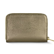 Metallic Full-Grain Leather Wallet | Ancona