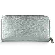 Metallic Full-Grain Leather Wallet | Udine