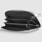 Metallic Full-Grain Leather Wallet | Udine