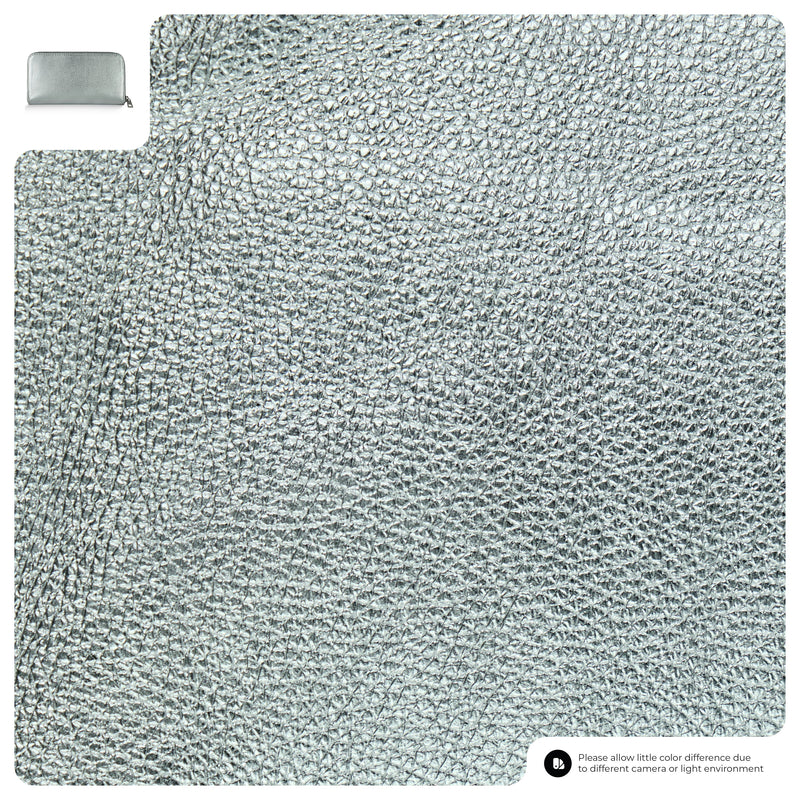 Metallic Full-Grain Leather Wallet | Udine