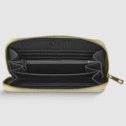 Metallic Full-Grain Leather Wallet | Udine