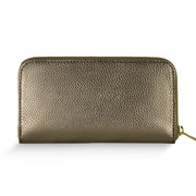 Metallic Full-Grain Leather Wallet | Udine