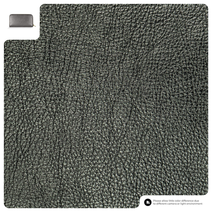Metallic Full-Grain Leather Wallet | Udine