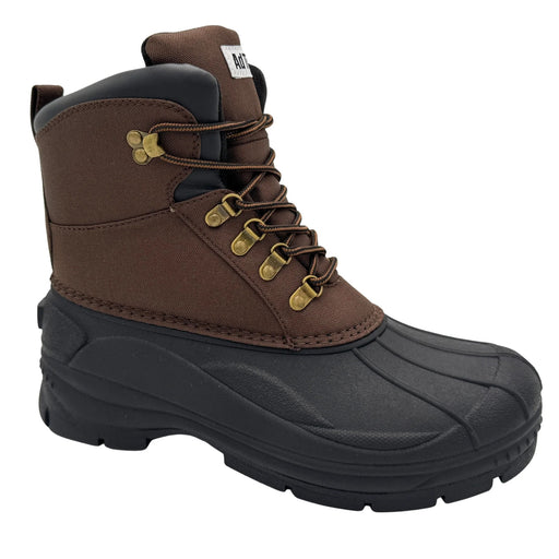 Men’s Durable Nylon Winter Boots Brown | Waterproof & Warm