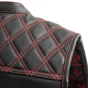 Upside Men's Club Style Leather Vest