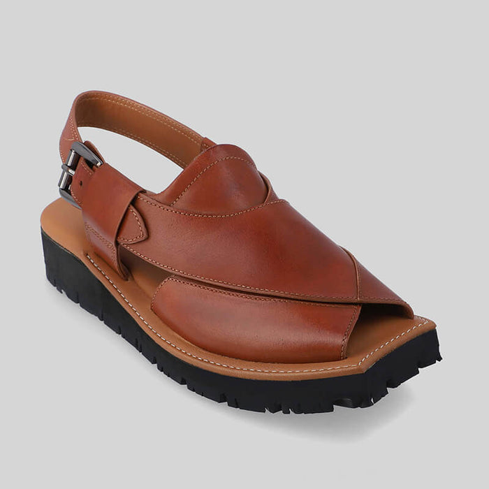 Mikaal C2R Mens Cowhide Rugged Leather Sandals Peshawari Chappal-Inland Leather-Inland Leather Co