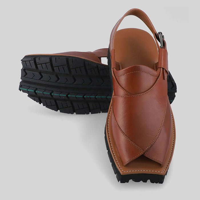 Mikaal C2R Mens Cowhide Rugged Leather Sandals Peshawari Chappal-Inland Leather-Inland Leather Co